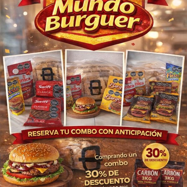 Logo de Mundo BURGUER Y ALGO MÁS 